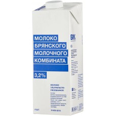 Молоко "БМК" ультрапастеризованное 3,2% 1л.