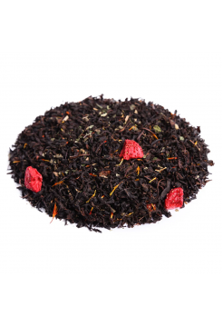 Клубника со сливками Чай на Ассаме