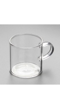 Стеклянная чашка для чая прозрачная  (120 мл)
