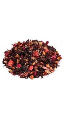 Клубника со сливками Чай на основе каркаде