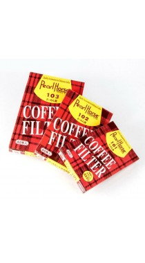 Фильтры для КОФЕ Pearl Horse (40/уп) на 2-4 чашки плоское дно