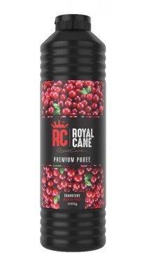 Пюре/Основа Royal Cane Клюква бутылка пластик (1кг)
