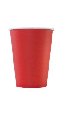 Стакан бумажный одноразовый 300 мл. КРАСНЫЙ